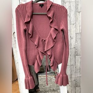 Contemporary soft fluffy Flattering over sweater